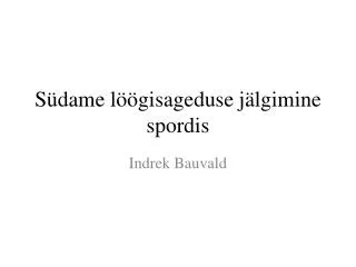 s dame l gisageduse j lgimine spordis