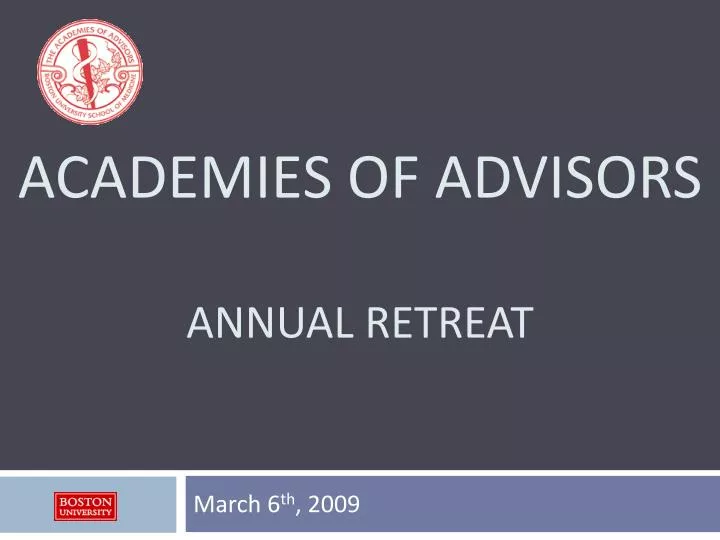 academies of advisors annual retreat