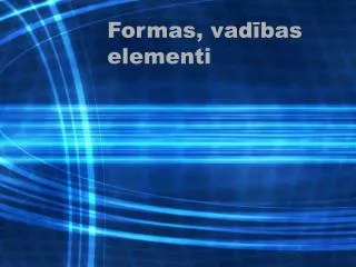 formas vad bas elementi