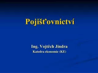 poji ovnictv