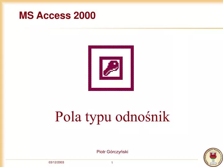 ms access 2000