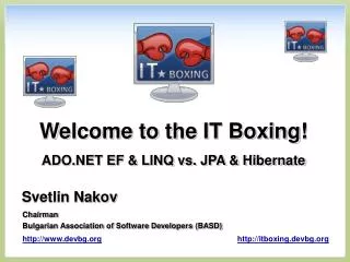 Welcome to the IT Boxing!