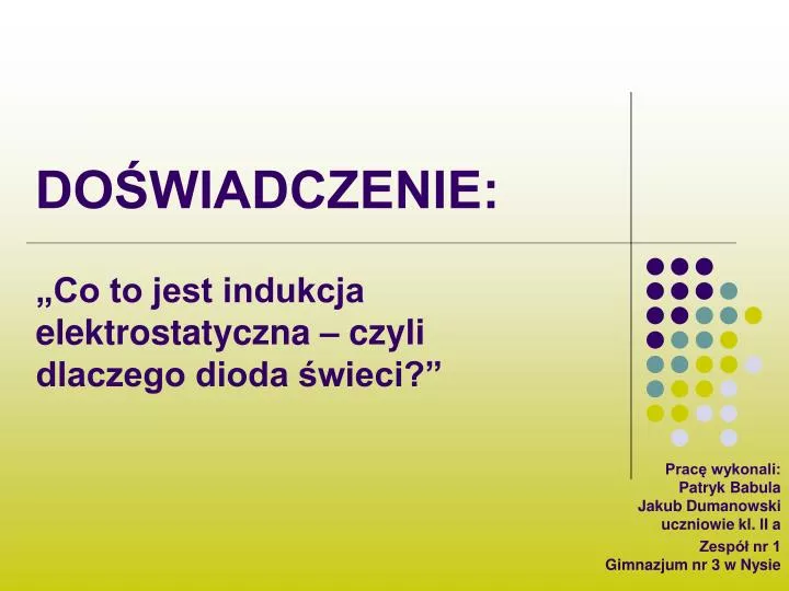 do wiadczenie