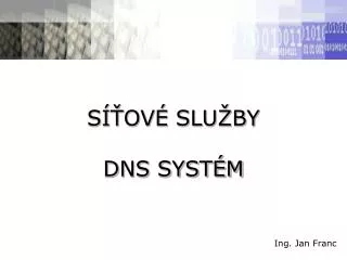 s ov slu by dns syst m