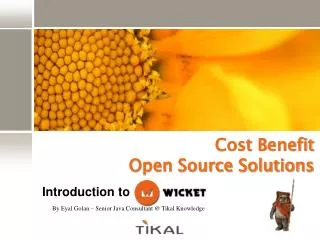 Cost Benefit Open Source Solutions