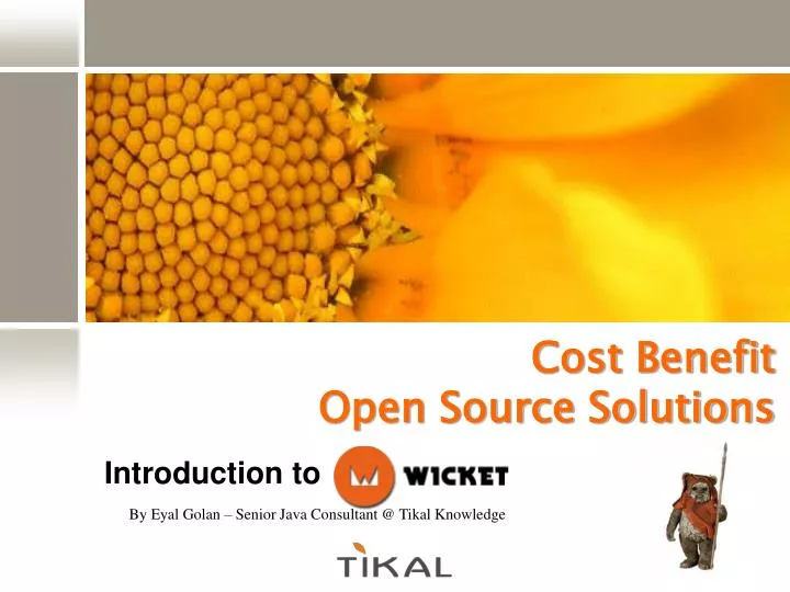 cost benefit open source solutions