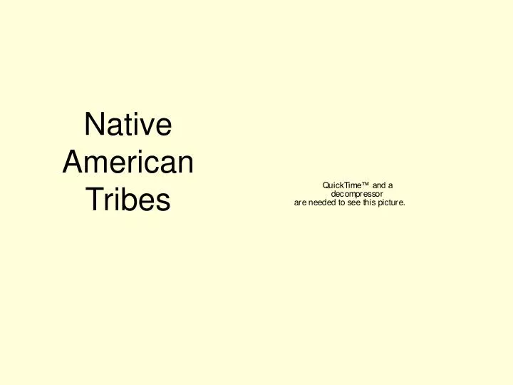 native american tribes