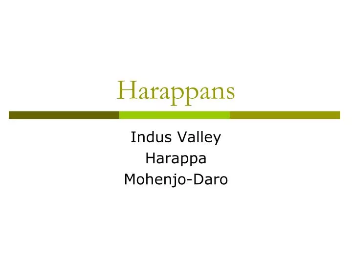 harappans