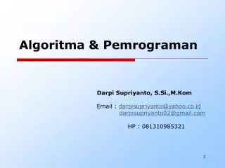 algoritma pemrograman