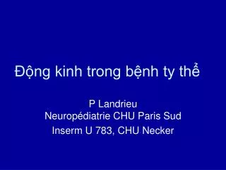 ng kinh trong b nh ty th