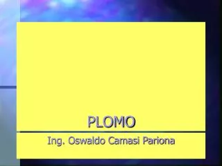 plomo