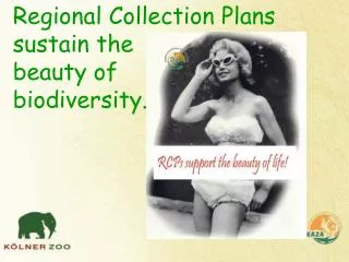 Regional Collection Plans sustain the beauty of biodiversity.