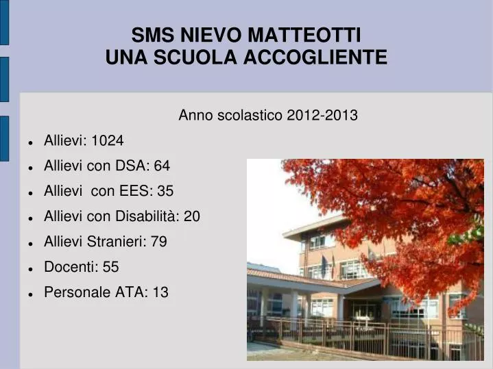 sms nievo matteotti una scuola accogliente