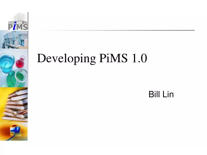 developing pims 1 0