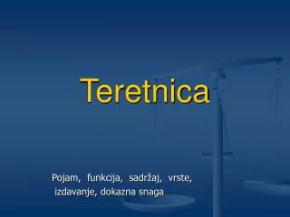 teretnica