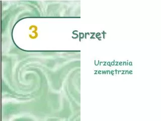 urz dzenia zewn trzne