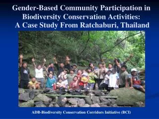 ADB-Biodiversity Conservation Corridors Initiative (BCI)