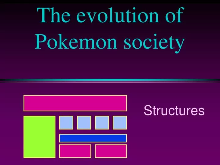 the evolution of pokemon society