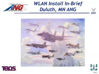 WLAN Install In-Brief Duluth, MN ANG
