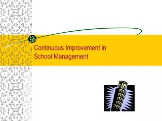 Continuous Improvement in School Management