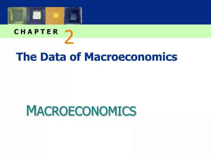 the data of macroeconomics