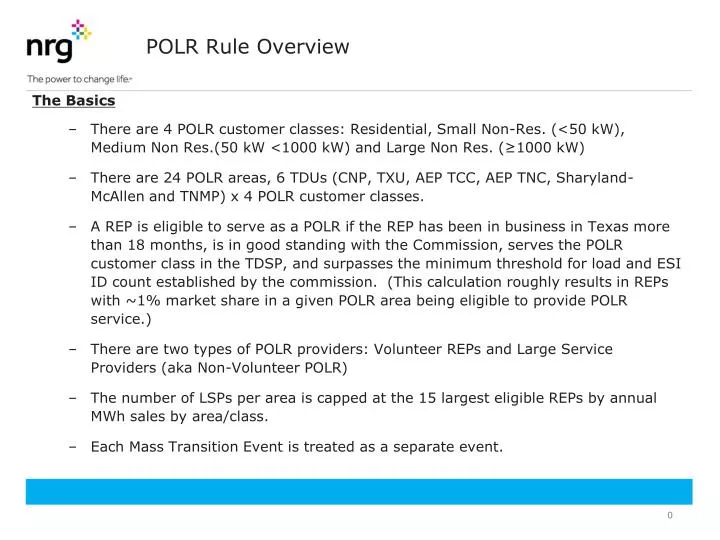 polr rule overview