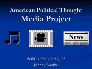 American Political Thought Media Project