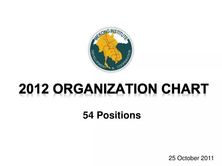 2012 organization chart