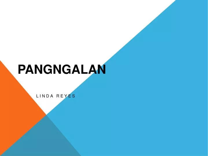 pangngalan