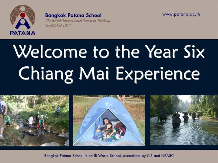 welcome to the year 6 chiang mai experience