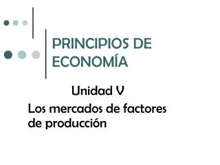 principios de econom a