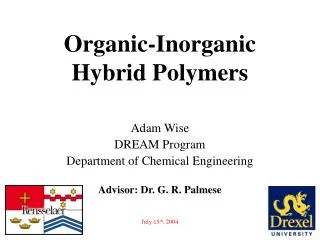 Organic-Inorganic Hybrid Polymers