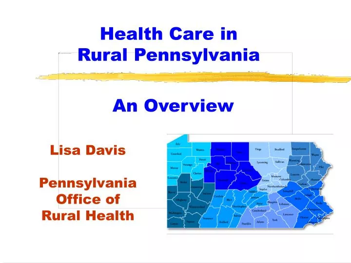 health care in rural pennsylvania