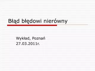 b d b dowi nier wny