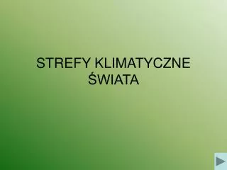 strefy klimatyczne wiata