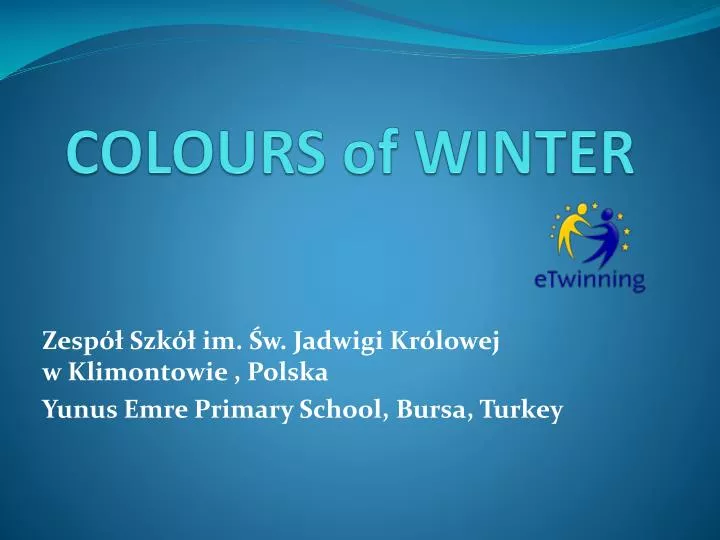 colours of winter