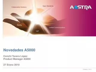 novedades a5000
