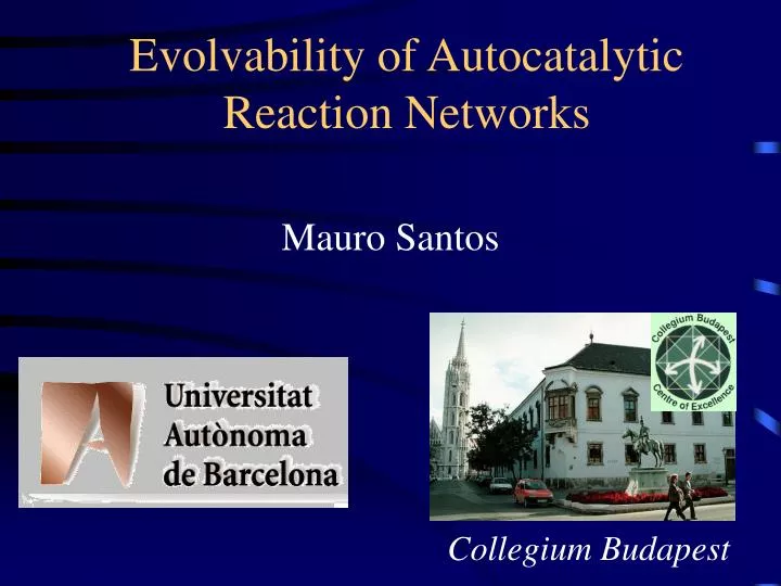 evolvability of autocatalytic reaction networks