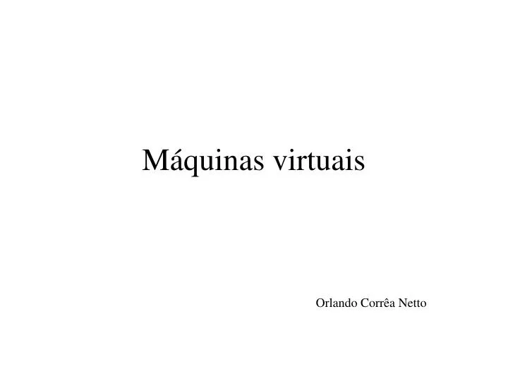 m quinas virtuais