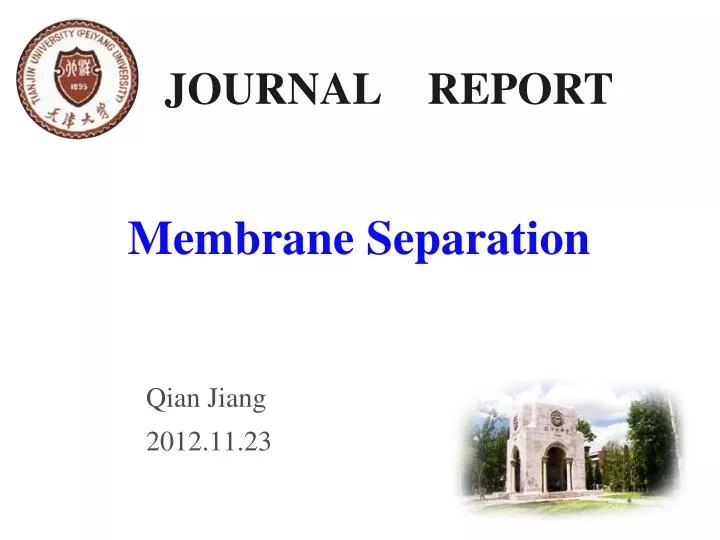 membrane separation