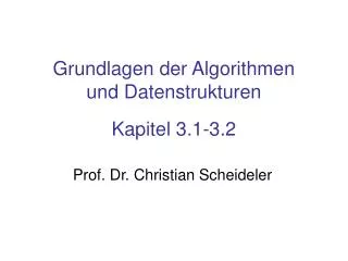 grundlagen der algorithmen und datenstrukturen kapitel 3 1 3 2