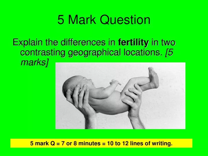 5 mark question