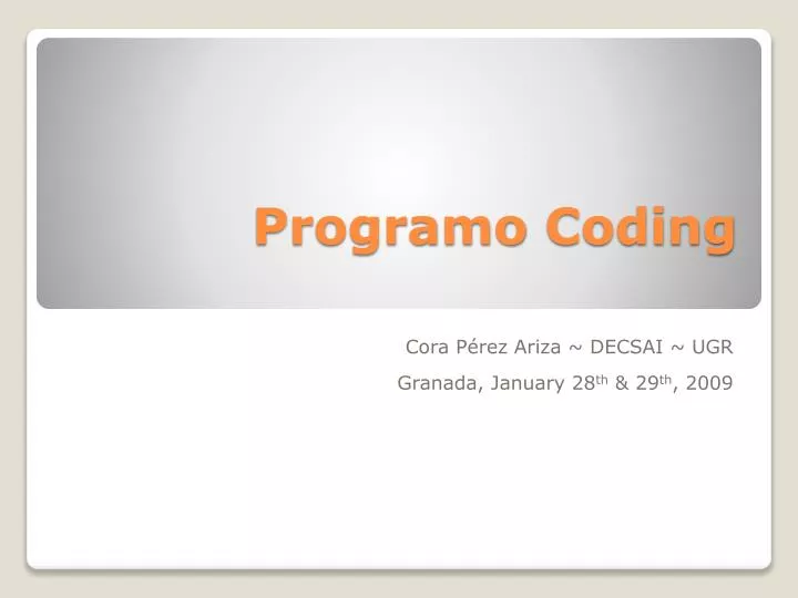 programo coding