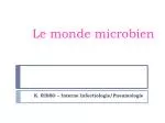 Le monde microbien - slide 1
