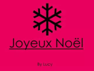 joyeux no l