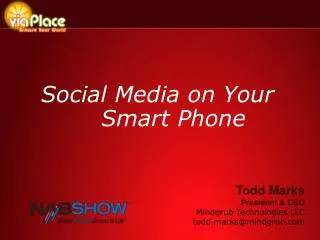 Social Media on Your Smart Phone