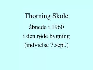 thorning skole