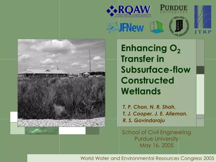 enhancing o 2 transfer in subsurface flow constructed wetlands