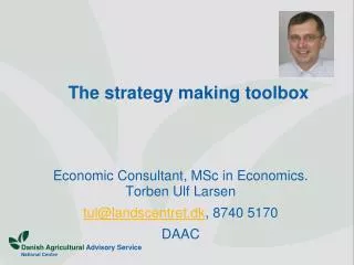 The strategy making toolbox
