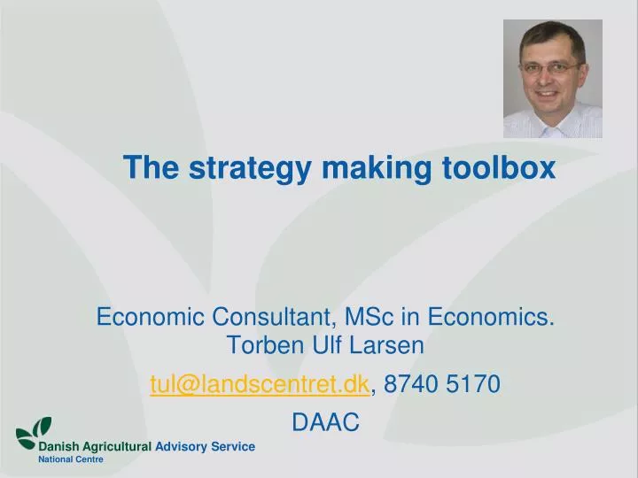 the strategy making toolbox